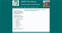Desktop Screenshot of jadetinyhouse.com