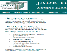 Tablet Screenshot of jadetinyhouse.com